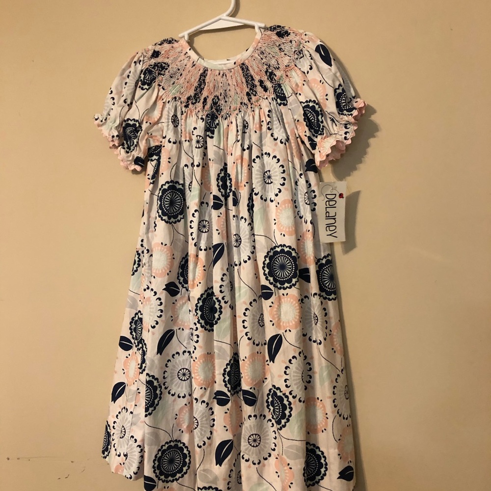 NWT Delaney smocked dress